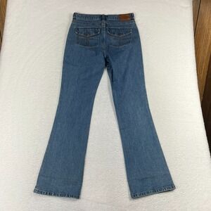 LRL Lauren Jeans Co Womens 4 (30x33) Blue Denim Classic Bootcut Flap pockets